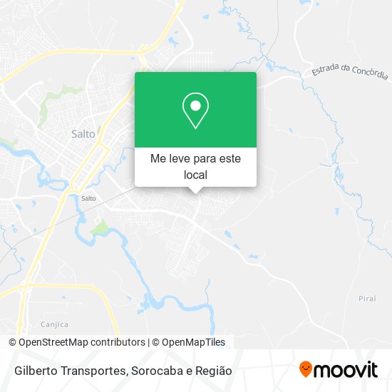 Gilberto Transportes mapa