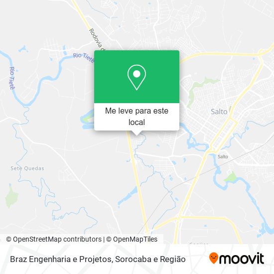 Braz Engenharia e Projetos mapa