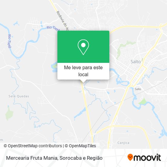 Mercearia Fruta Mania mapa