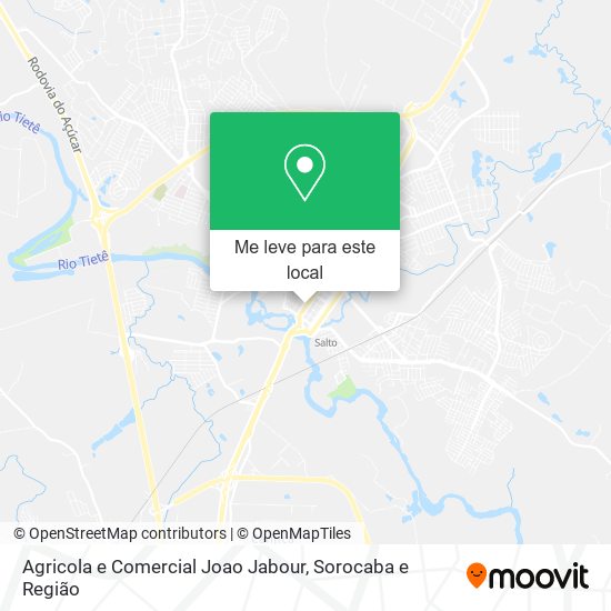 Agricola e Comercial Joao Jabour mapa