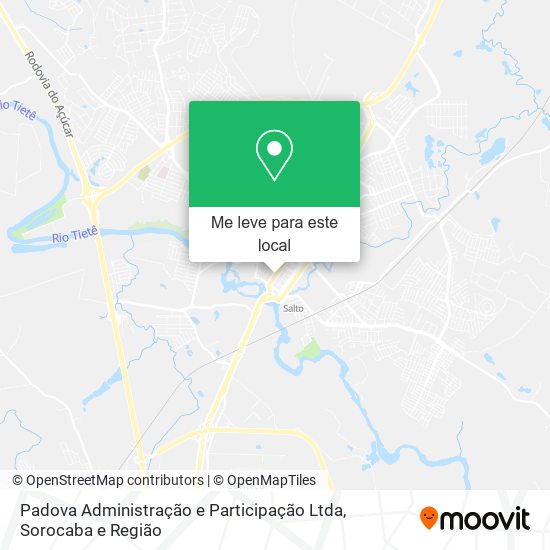 Padova Administração e Participação Ltda mapa