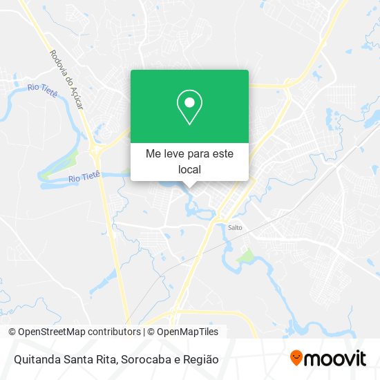 Quitanda Santa Rita mapa