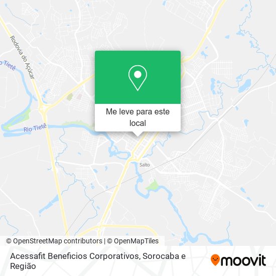 Acessafit Beneficios Corporativos mapa