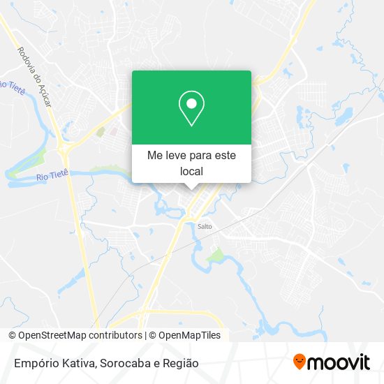 Empório Kativa mapa