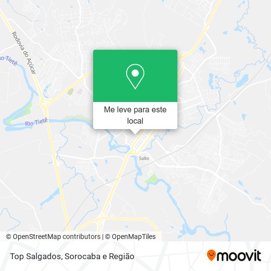 Top Salgados mapa