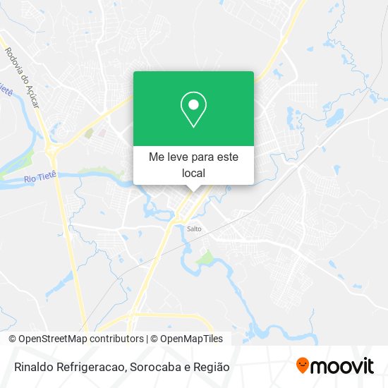 Rinaldo Refrigeracao mapa