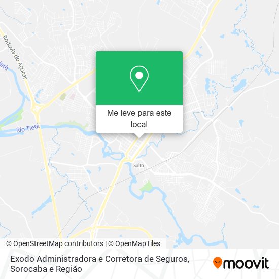 Exodo Administradora e Corretora de Seguros mapa