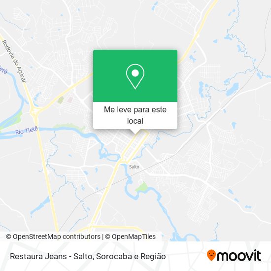 Restaura Jeans - Salto mapa