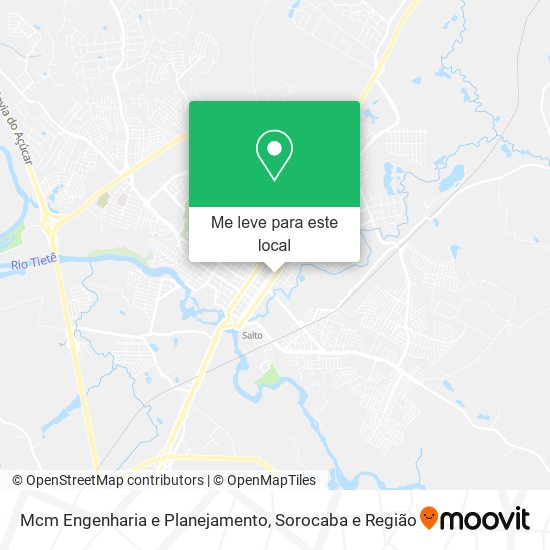 Mcm Engenharia e Planejamento mapa