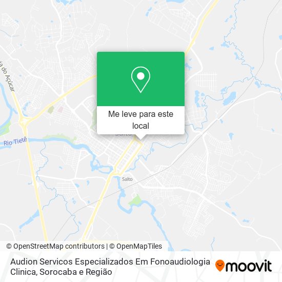 Audion Servicos Especializados Em Fonoaudiologia Clinica mapa