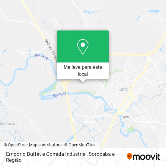 Emporio Buffet e Comida Industrial mapa