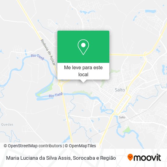 Maria Luciana da Silva Assis mapa