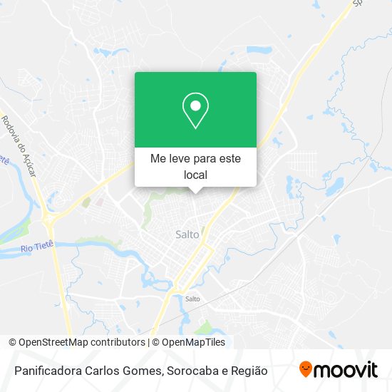 Panificadora Carlos Gomes mapa