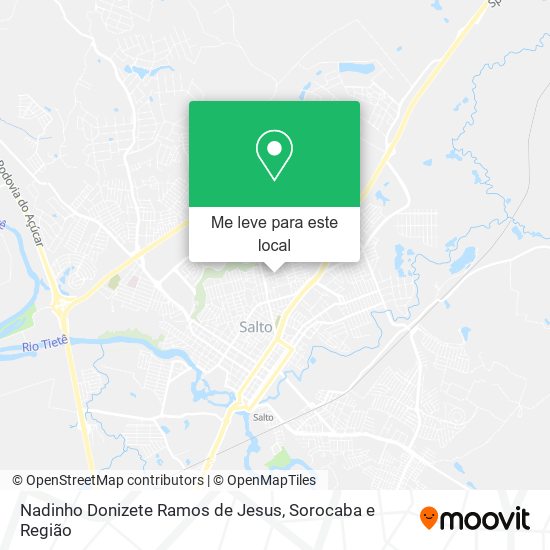 Nadinho Donizete Ramos de Jesus mapa