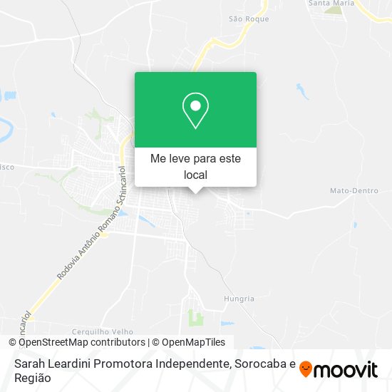 Sarah Leardini Promotora Independente mapa