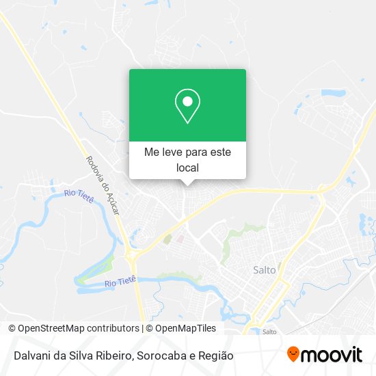 Dalvani da Silva Ribeiro mapa