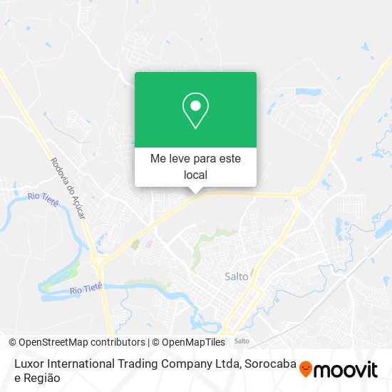 Luxor International Trading Company Ltda mapa