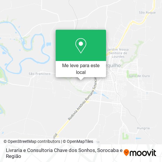 Livraria e Consultoria Chave dos Sonhos mapa