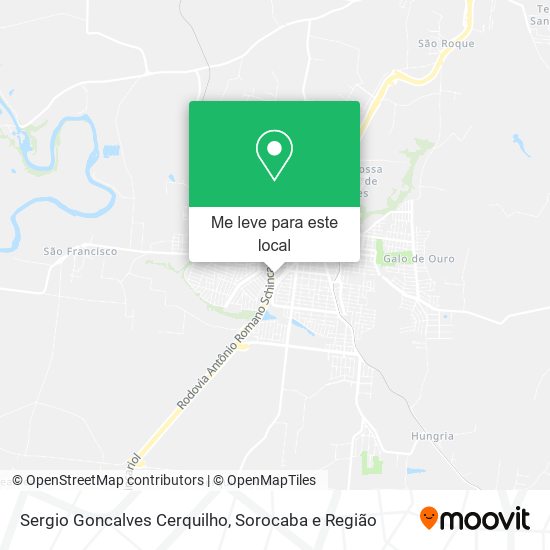 Sergio Goncalves Cerquilho mapa