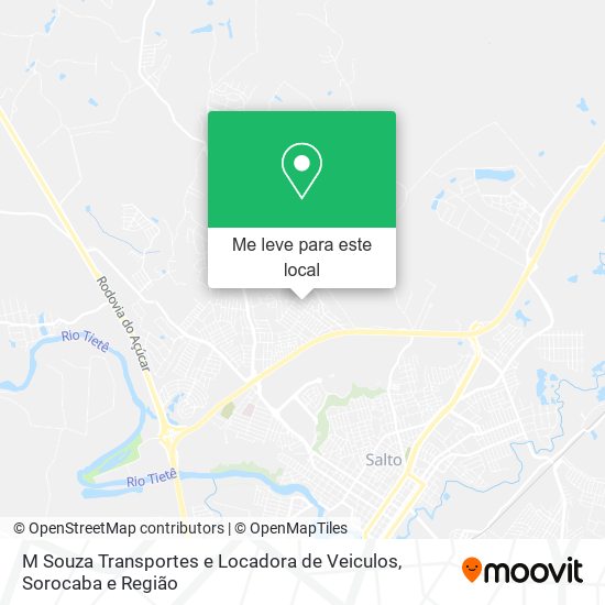 M Souza Transportes e Locadora de Veiculos mapa