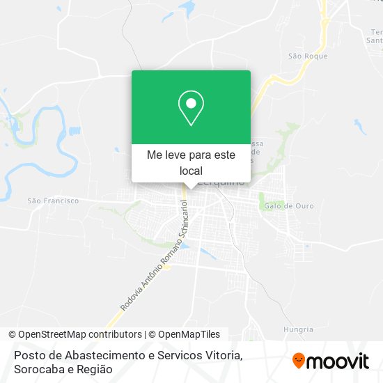 Posto de Abastecimento e Servicos Vitoria mapa