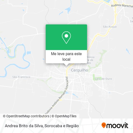 Andrea Brito da Silva mapa