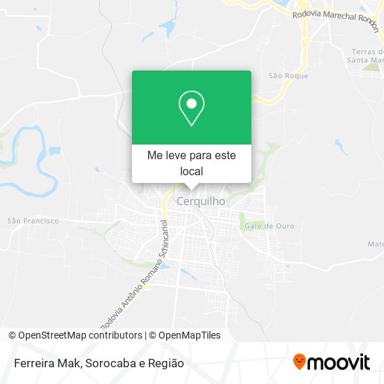 Ferreira Mak mapa