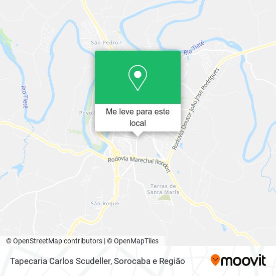 Tapecaria Carlos Scudeller mapa