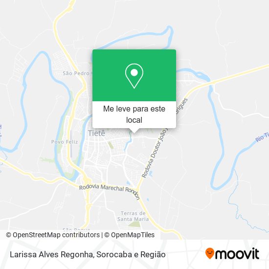Larissa Alves Regonha mapa