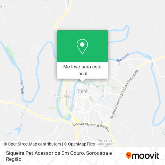 Siqueira Pet Acessorios Em Couro mapa