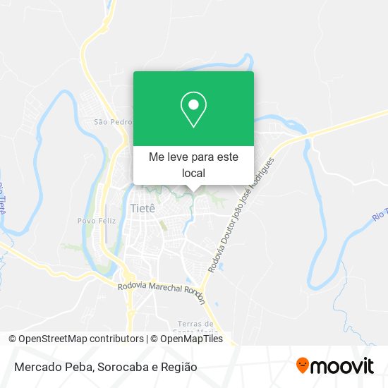 Mercado Peba mapa