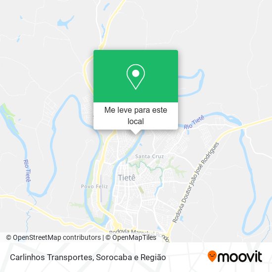 Carlinhos Transportes mapa