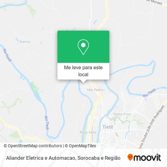 Aliander Eletrica e Automacao mapa