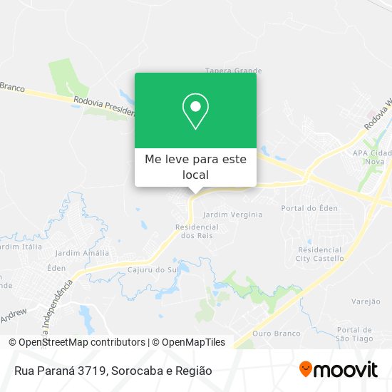 Rua Paraná 3719 mapa