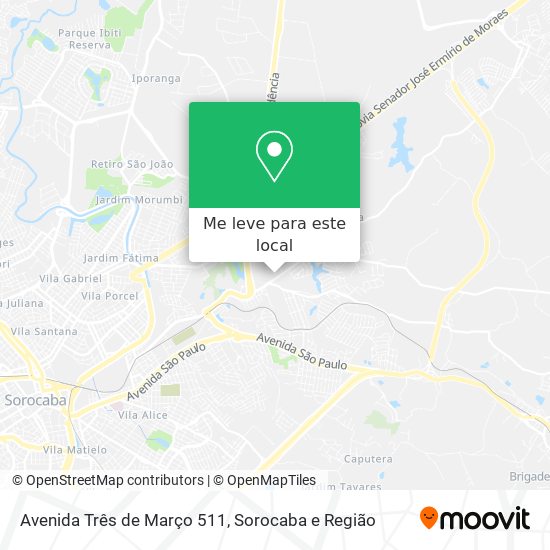 Avenida Três de Março 511 mapa