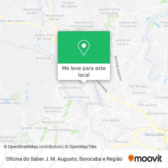 Oficina do Saber J. M. Augusto mapa