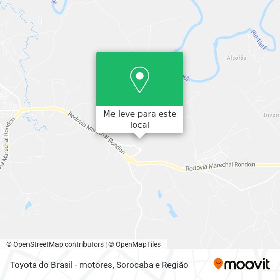 Toyota do Brasil - motores mapa