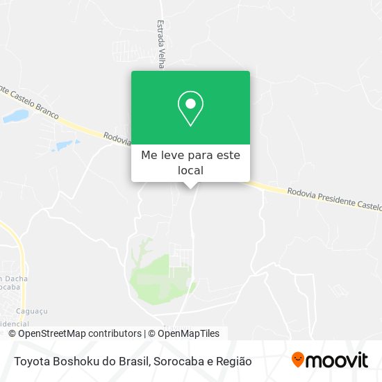 Toyota Boshoku do Brasil mapa