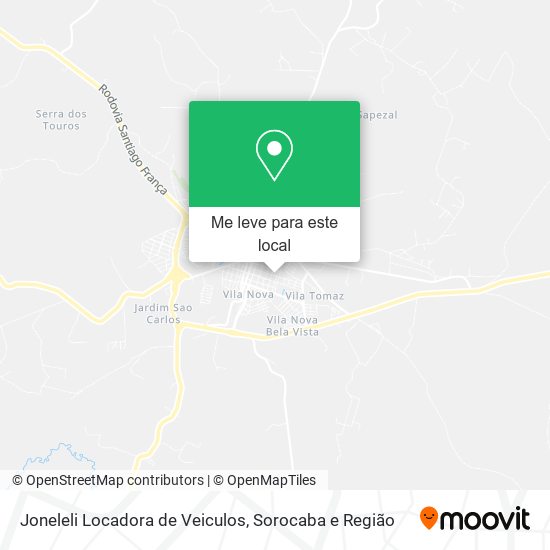 Joneleli Locadora de Veiculos mapa