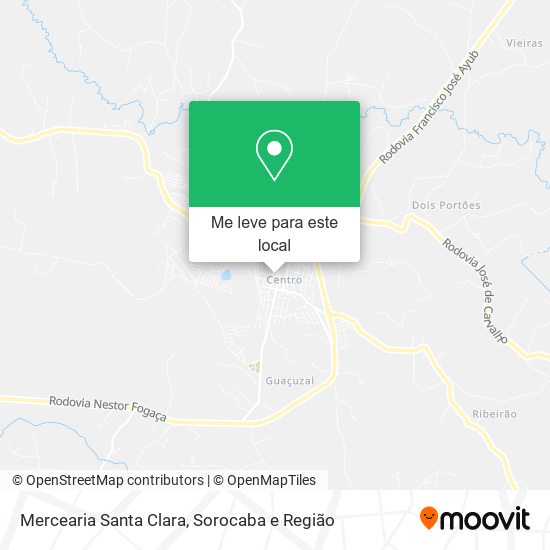 Mercearia Santa Clara mapa