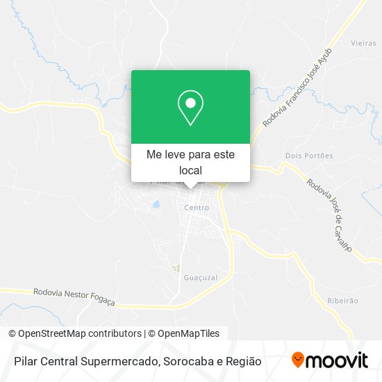 Pilar Central Supermercado mapa