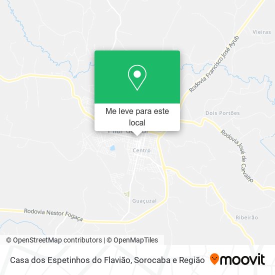 Casa dos Espetinhos do Flavião mapa