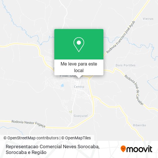 Representacao Comercial Neves Sorocaba mapa