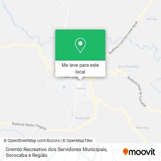 Gremio Recreativo dos Servidores Municipais mapa