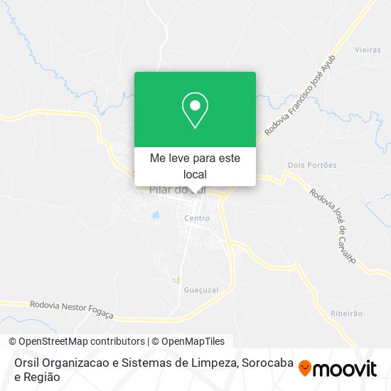 Orsil Organizacao e Sistemas de Limpeza mapa