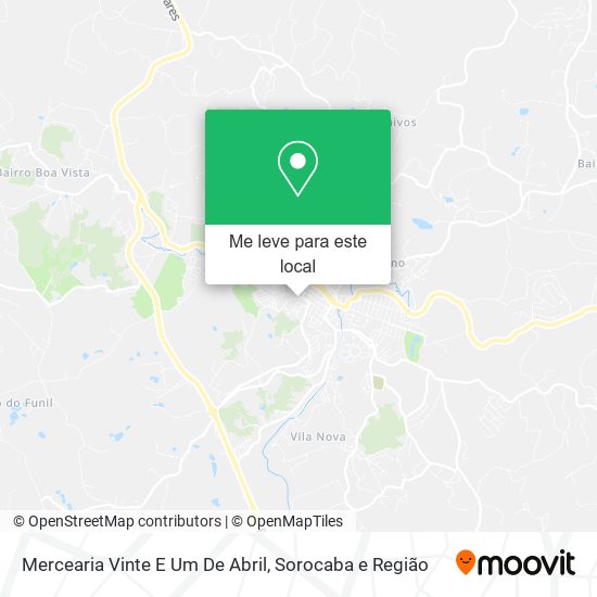 Mercearia Vinte E Um De Abril mapa