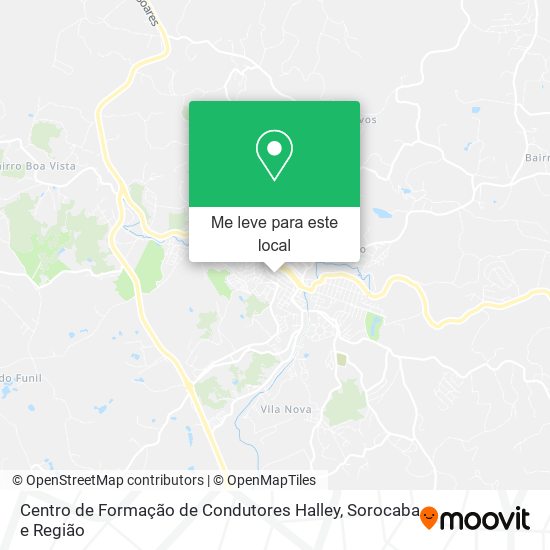 Centro de Formação de Condutores Halley mapa