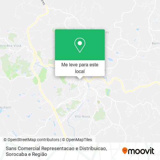 Sans Comercial Representacao e Distribuicao mapa