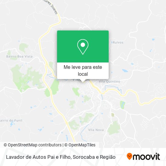 Lavador de Autos Pai e Filho mapa