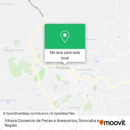 Vikasa Comercio de Pecas e Acessorios mapa